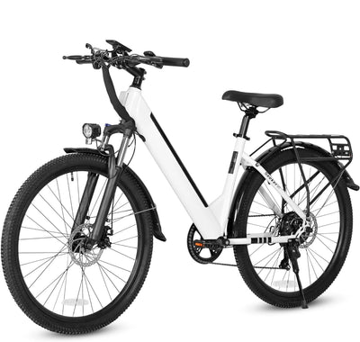 Electric Bike, UL 2849 Certified, Step through Electric Bicycle with 350W Motor, 36V 9Ah Removable Battery, 20MPH E-Bikes